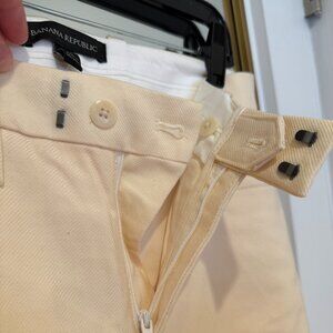 Banana Republic Light Cream or Pale Yellow Trousers